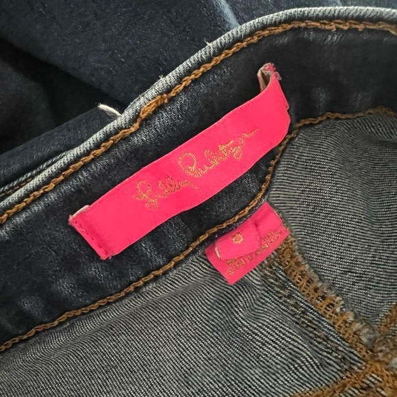 LILLY PULITZER Eagan High Rise Skinny Jean Sz 8 - Picture 4 of 5